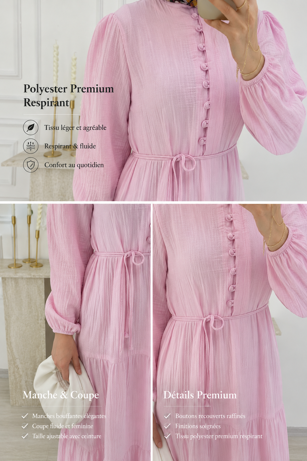 Robe Longue Élégance à Volants
